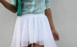 शिफॉन स्कर्ट - शैली, रंग और कीमत के अनुसार हवादार, बहुस्तरीय या प्लीटेड स्कर्ट कैसे चुनें
