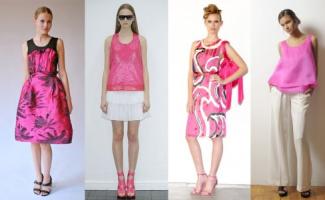 Kombinácia ružovej a jej odtieňov v oblečení
