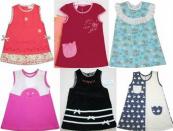Einfaches Muster und Nähen eines Kleides für alle Gelegenheiten mit eigenen Händen für ein fünfjähriges Mädchen