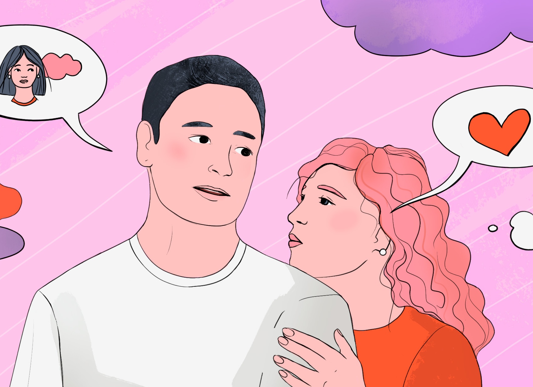 Что делать, если партнёр постоянно говорит о другом человеке